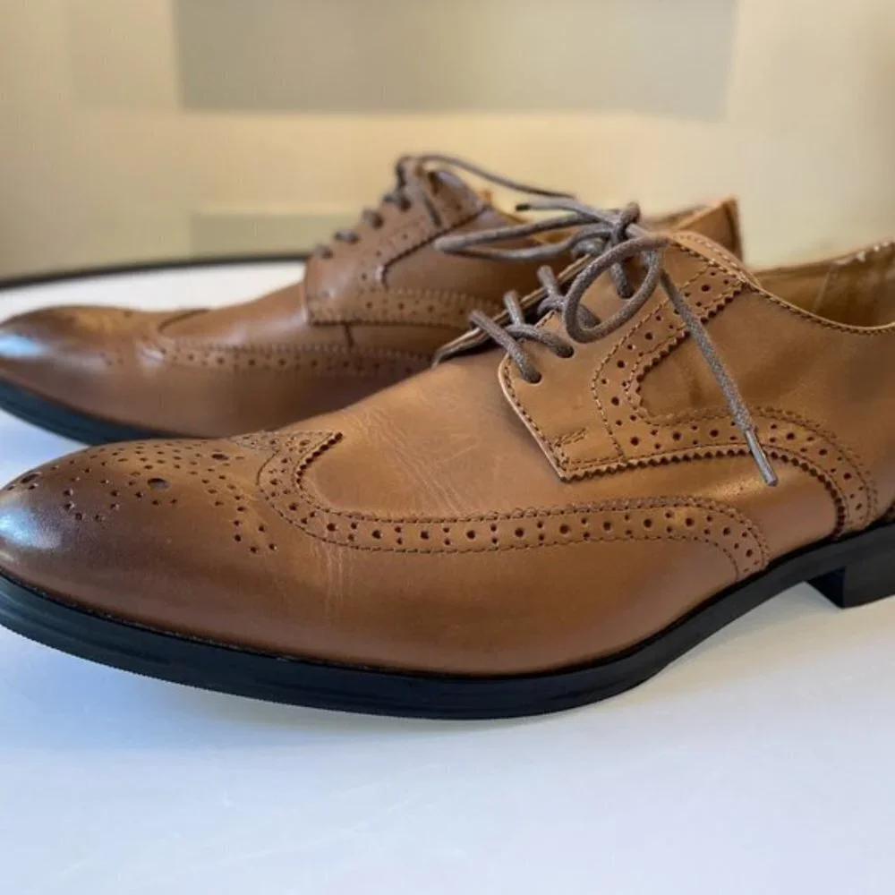 Alfani Leather Oxford Shoes - Size 9.5
